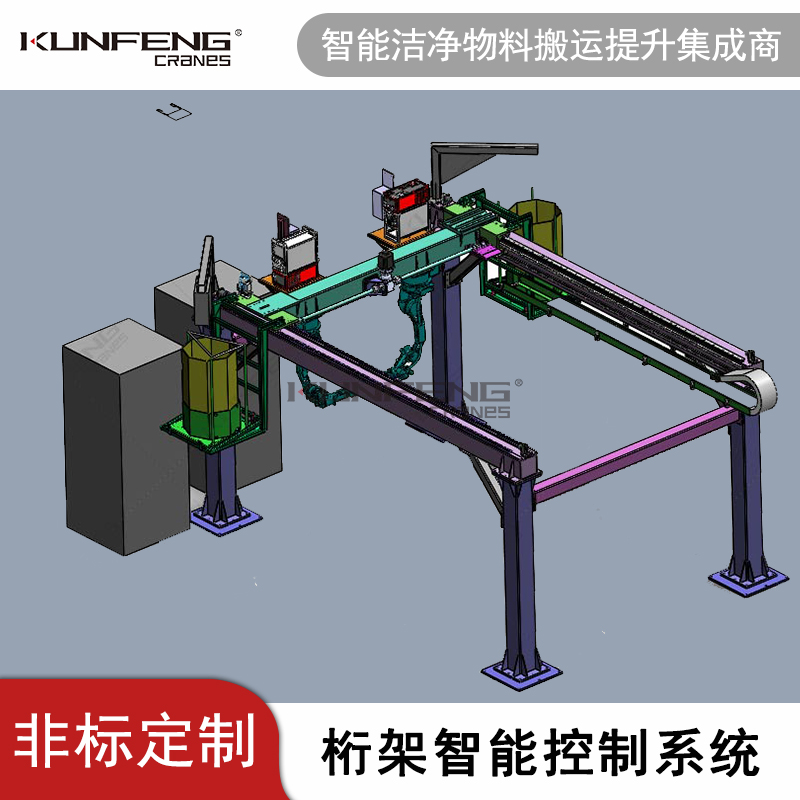 智能物料仓储桁架机械手