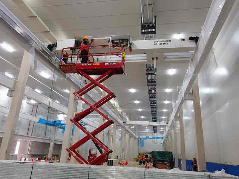 纤维带起重机安装